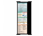 WhiteCoat Clipboard® Trifold - Blackout Physical Therapy Edition
